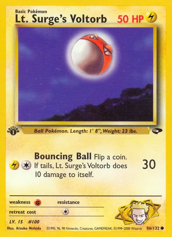 Lt. Surge's Voltorb — изображение карты