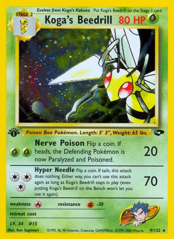 Koga's Beedrill — изображение карты