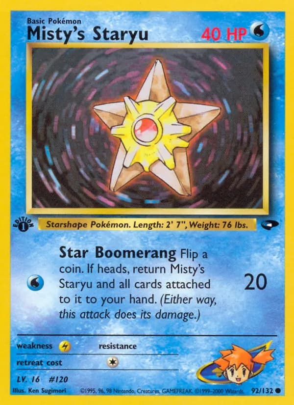 Misty's Staryu — изображение карты