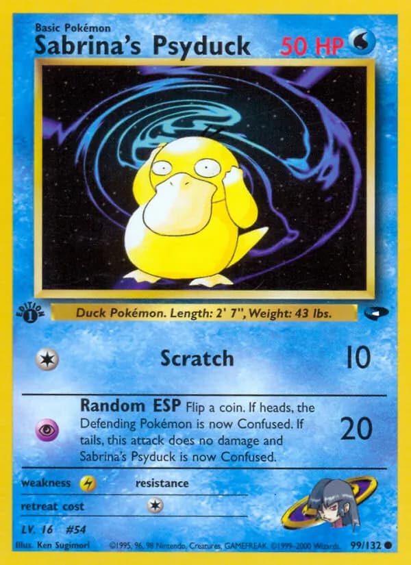 Sabrina's Psyduck — изображение карты