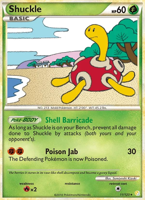 Shuckle — изображение карты