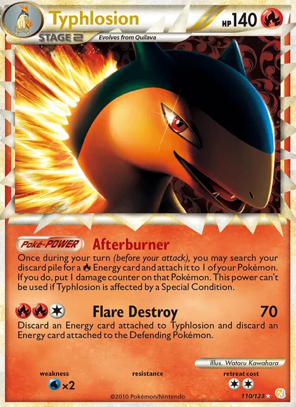Typhlosion — изображение карты