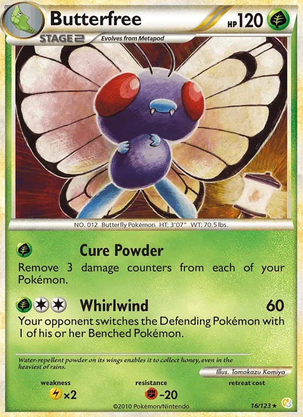 Butterfree — изображение карты