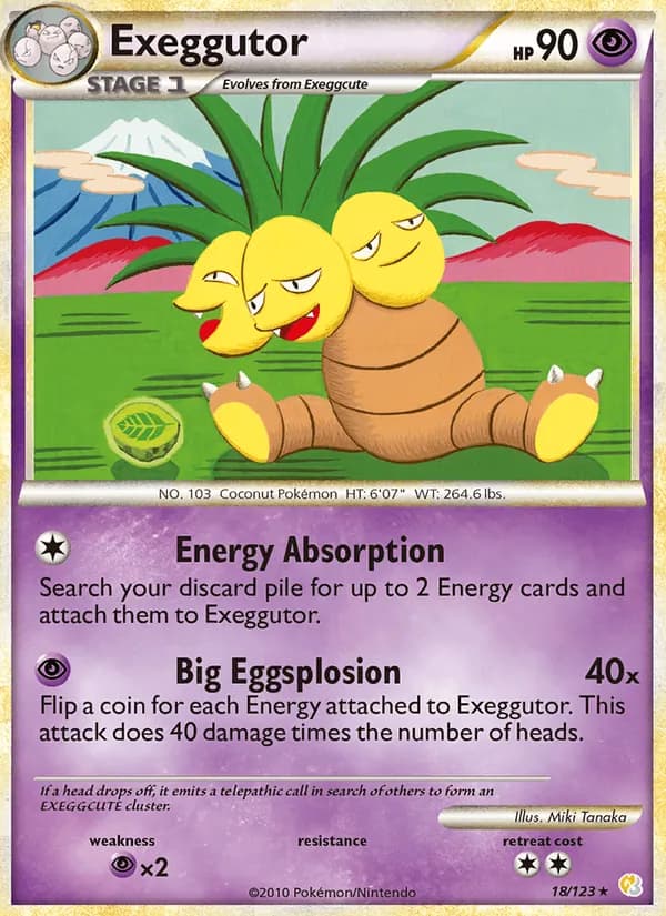 Exeggutor — изображение карты