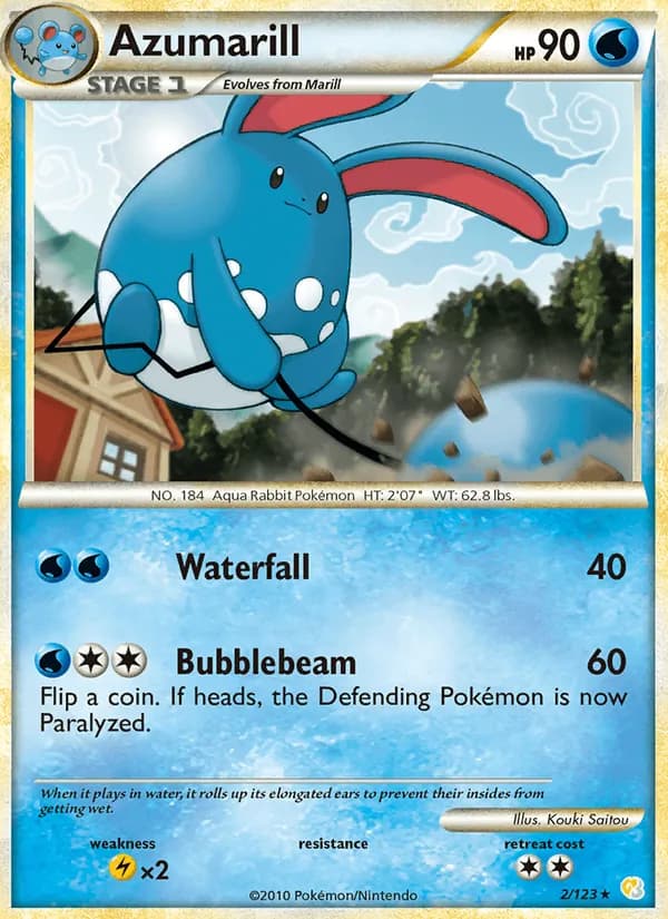 Azumarill — изображение карты
