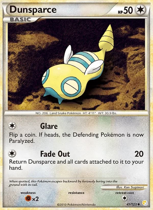 Dunsparce — изображение карты