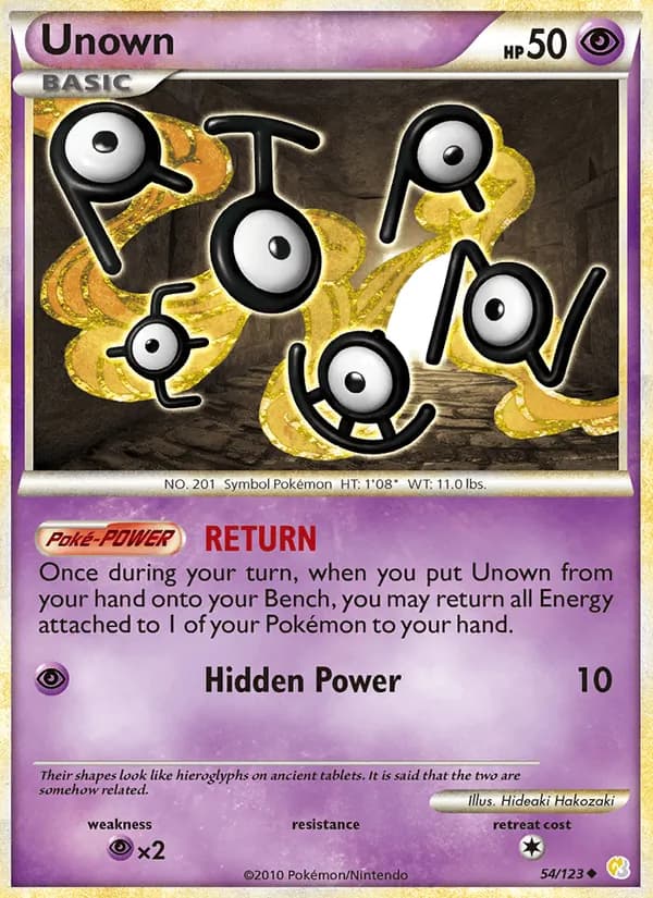 Unown — изображение карты
