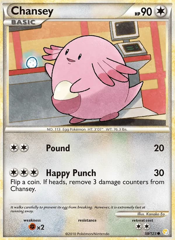 Chansey — изображение карты
