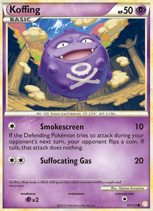 Koffing — изображение карты