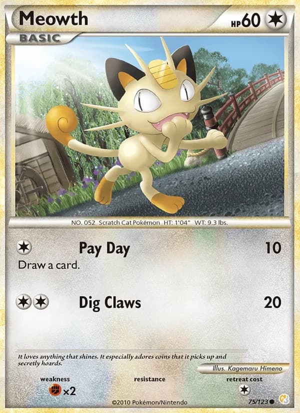 Meowth — изображение карты