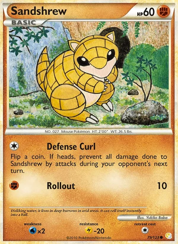 Sandshrew — изображение карты
