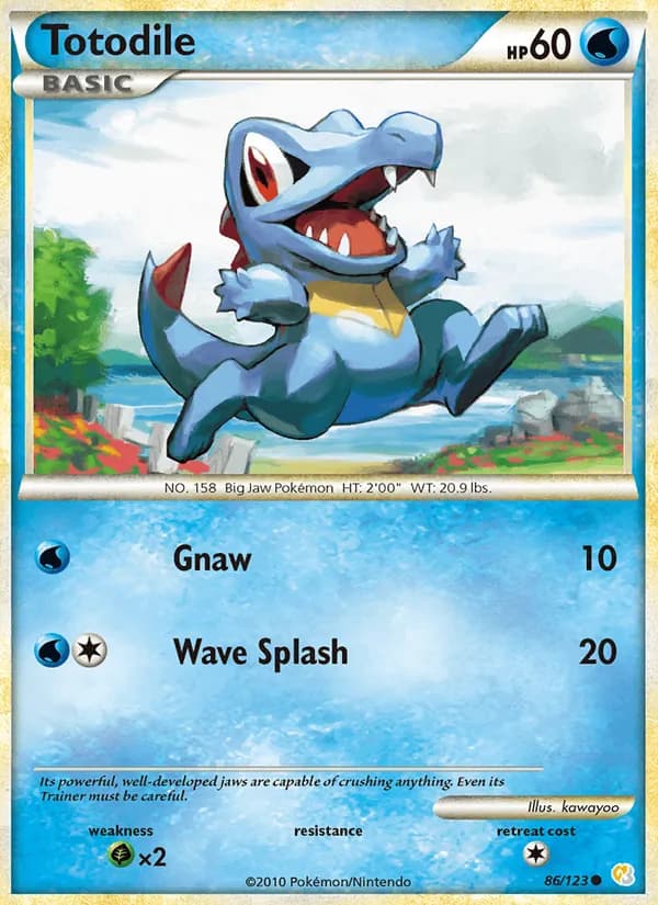Totodile — изображение карты
