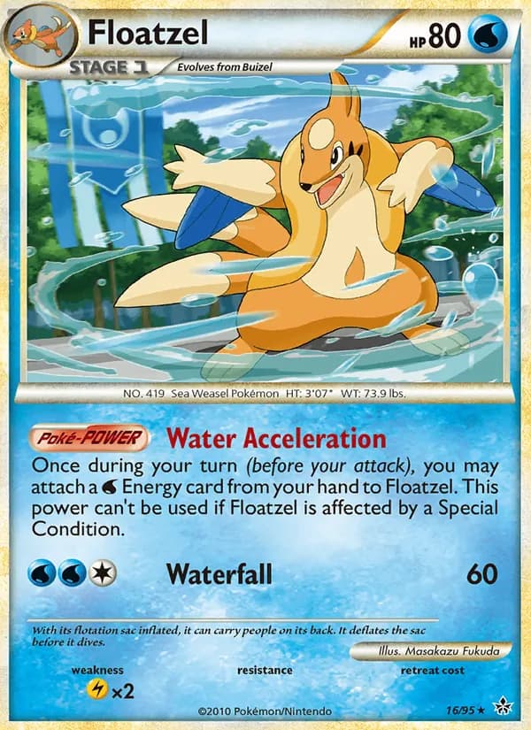 Floatzel — изображение карты
