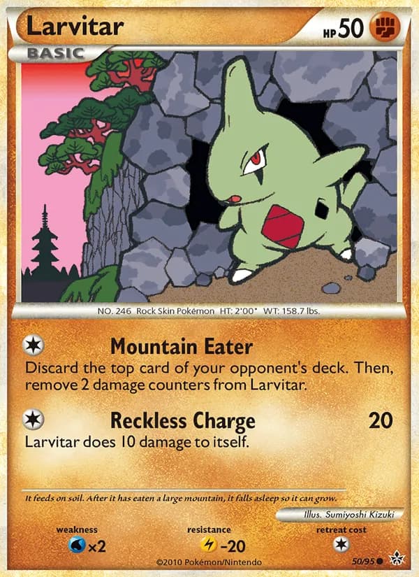 Larvitar — изображение карты