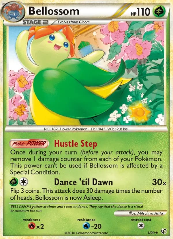Bellossom — изображение карты