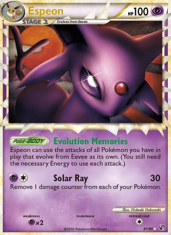 Espeon — изображение карты
