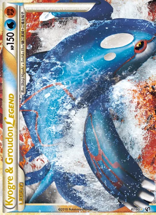 Kyogre & Groudon LEGEND — изображение карты