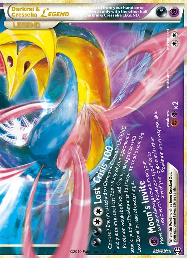 Darkrai & Cresselia LEGEND — изображение карты