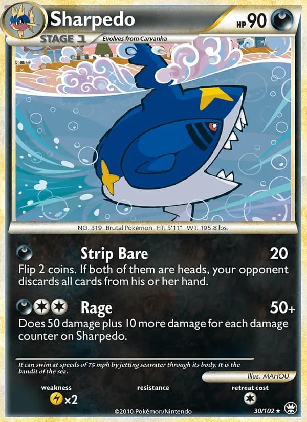 Sharpedo — изображение карты