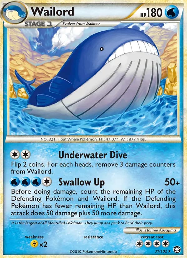 Wailord — изображение карты