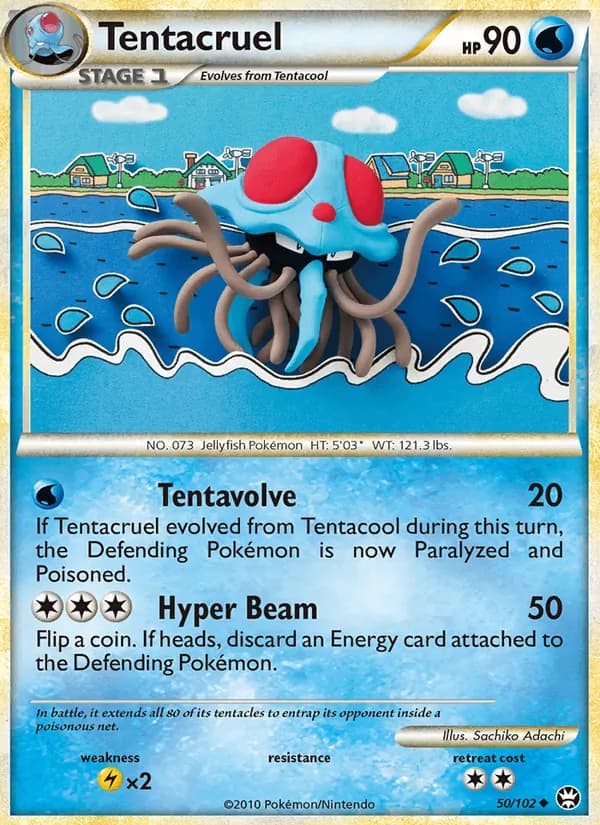 Tentacruel — изображение карты