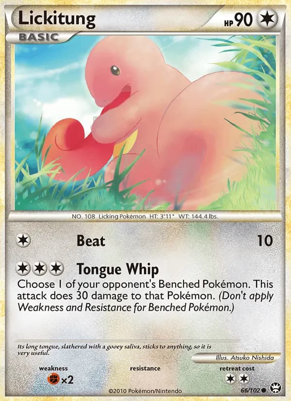 Lickitung — изображение карты
