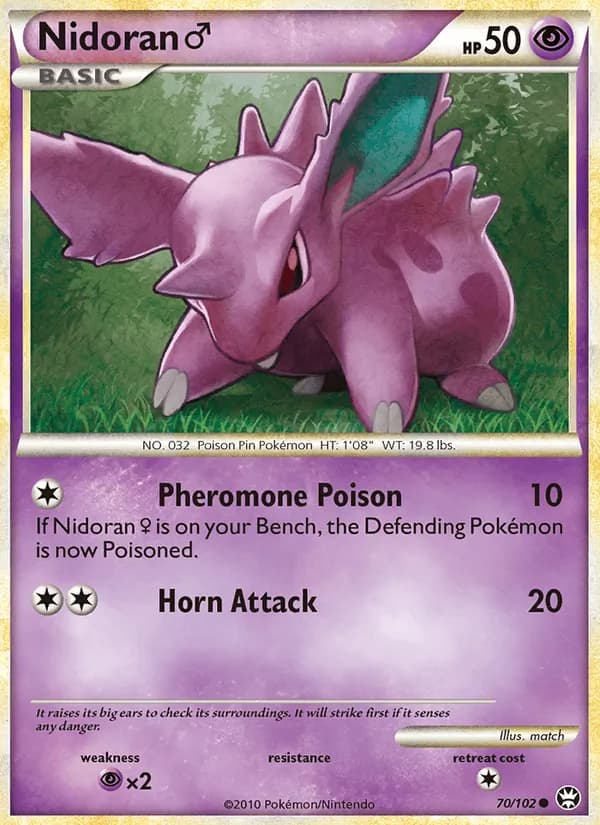 Nidoran ♂ — изображение карты