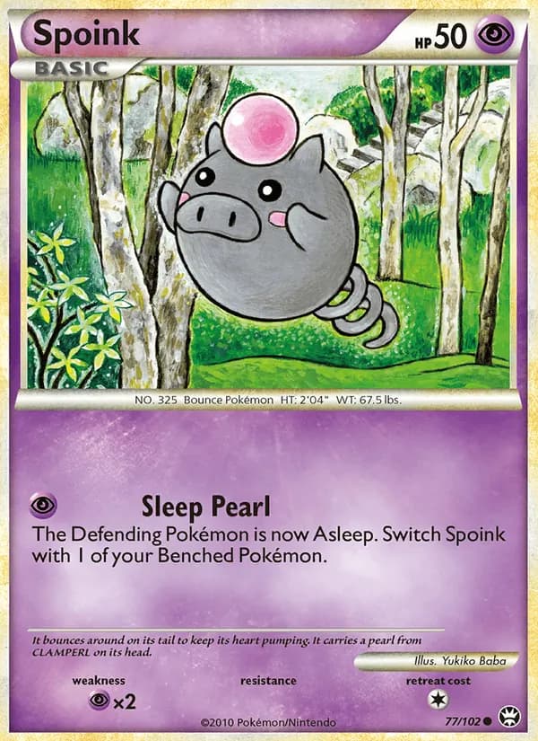 Spoink — изображение карты