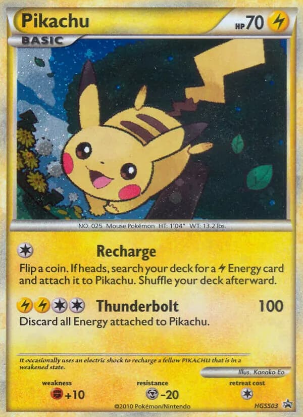 Pikachu — изображение карты