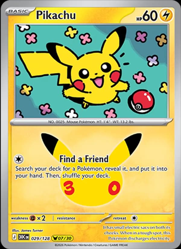 Pikachu — изображение карты