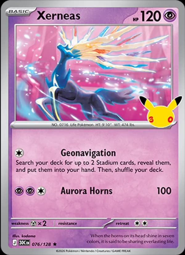 Xerneas — изображение карты