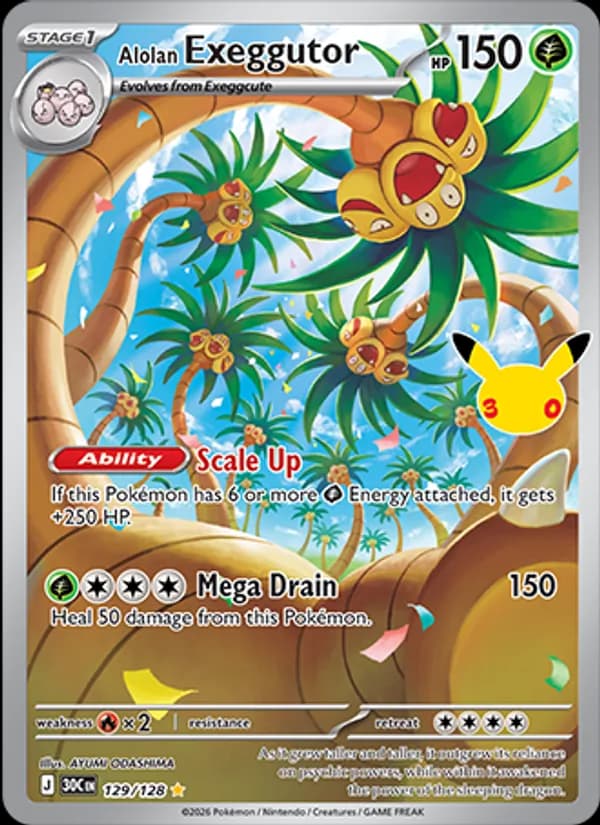 Alolan Exeggutor — изображение карты