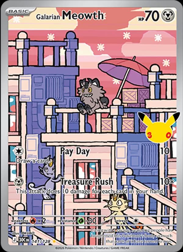 Galarian Meowth — изображение карты