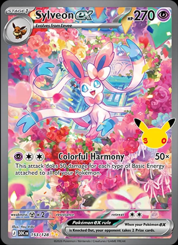 Sylveon ex — изображение карты