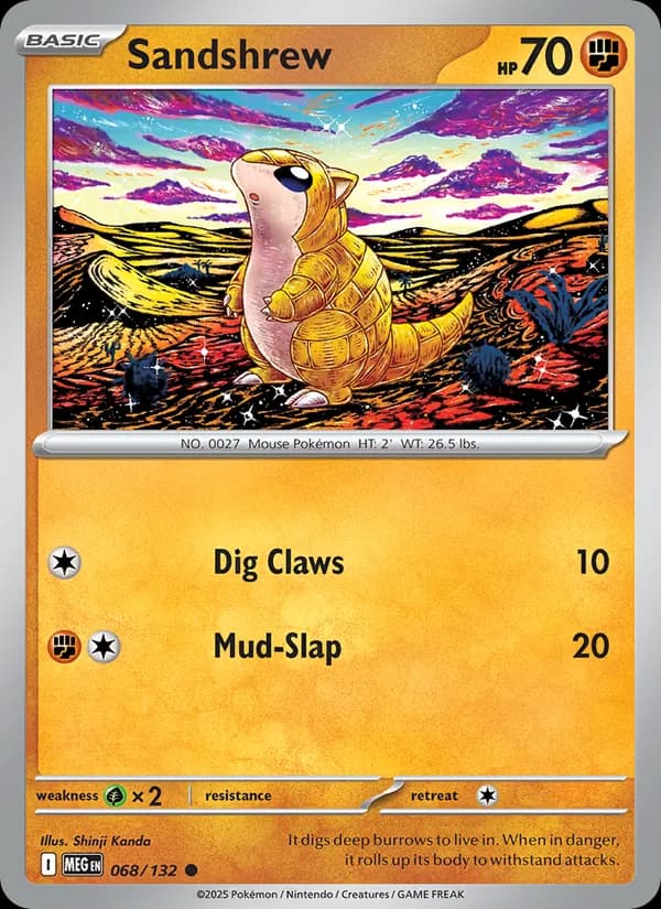 Sandshrew — изображение карты