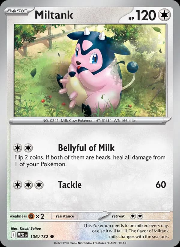 Miltank — изображение карты