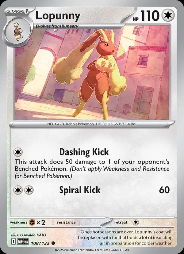 Lopunny — изображение карты