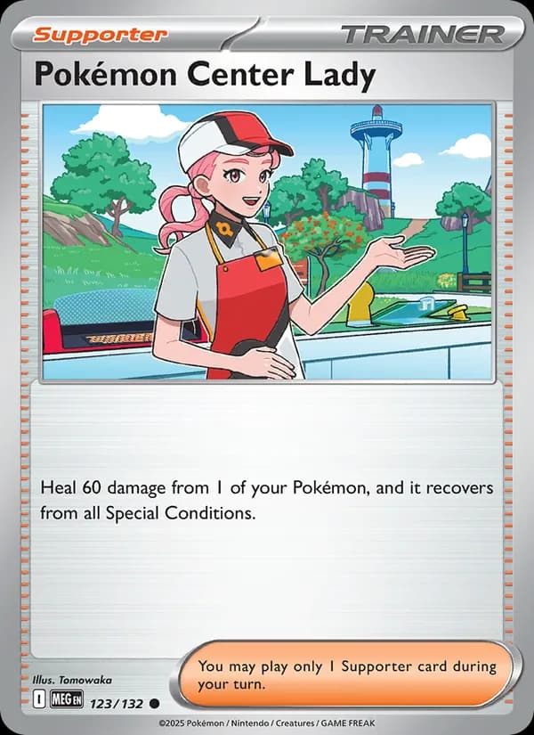 Pokémon Center Lady — изображение карты