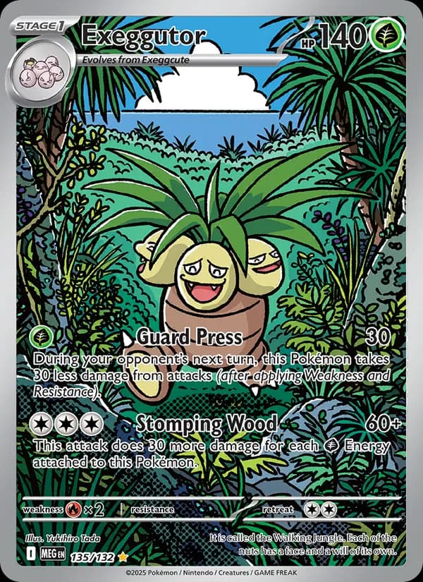 Exeggutor — изображение карты
