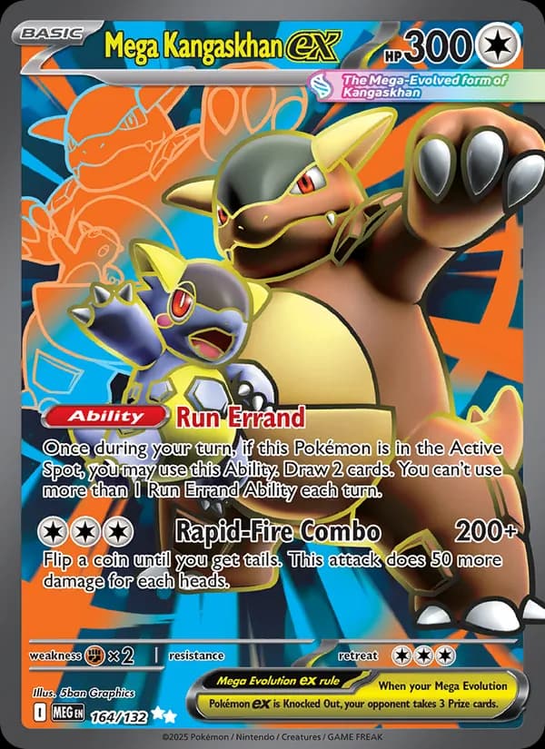 Mega Kangaskhan ex — изображение карты