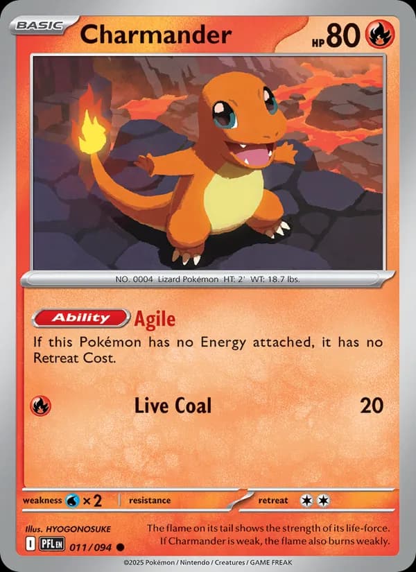 Charmander — изображение карты