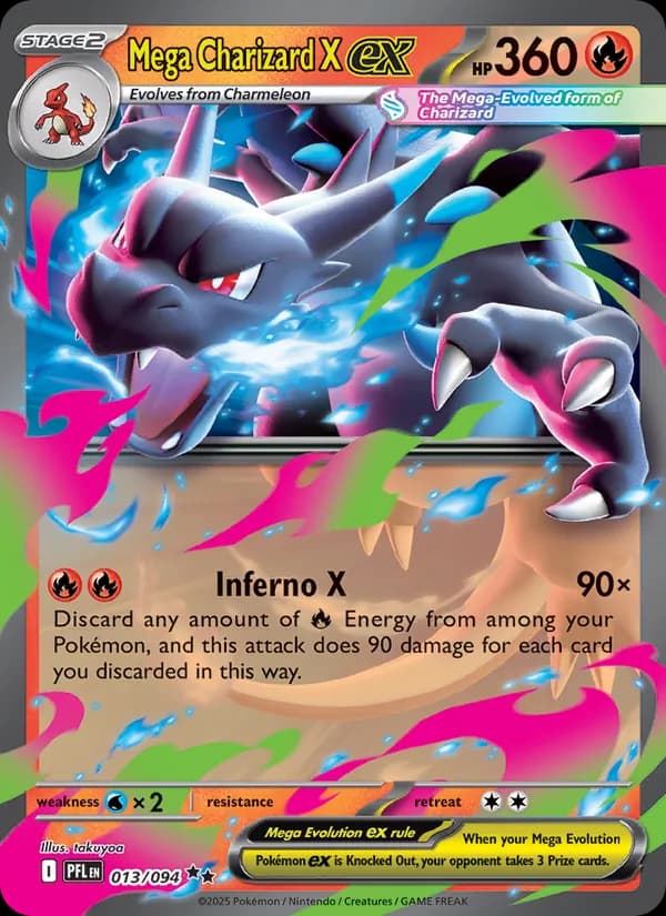Mega Charizard X ex — изображение карты