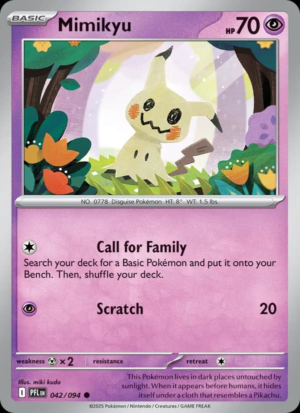 Mimikyu — изображение карты