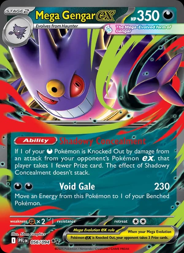 Mega Gengar ex — изображение карты