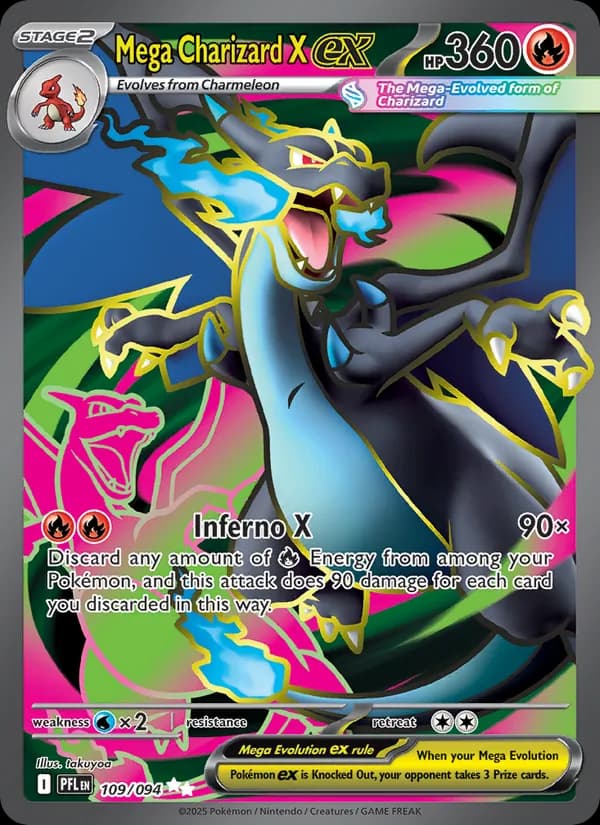 Mega Charizard X ex — изображение карты
