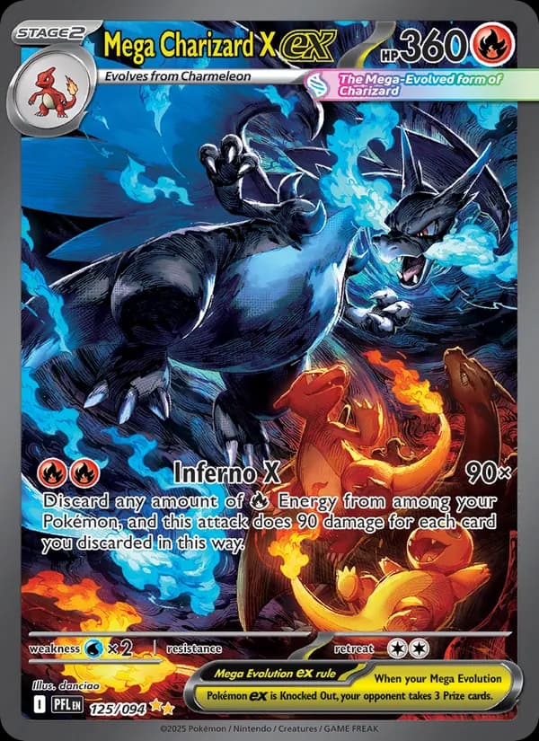 Mega Charizard X ex — изображение карты