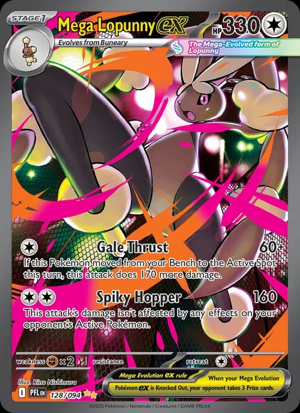 Mega Lopunny ex — изображение карты