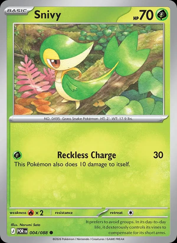 Snivy — изображение карты