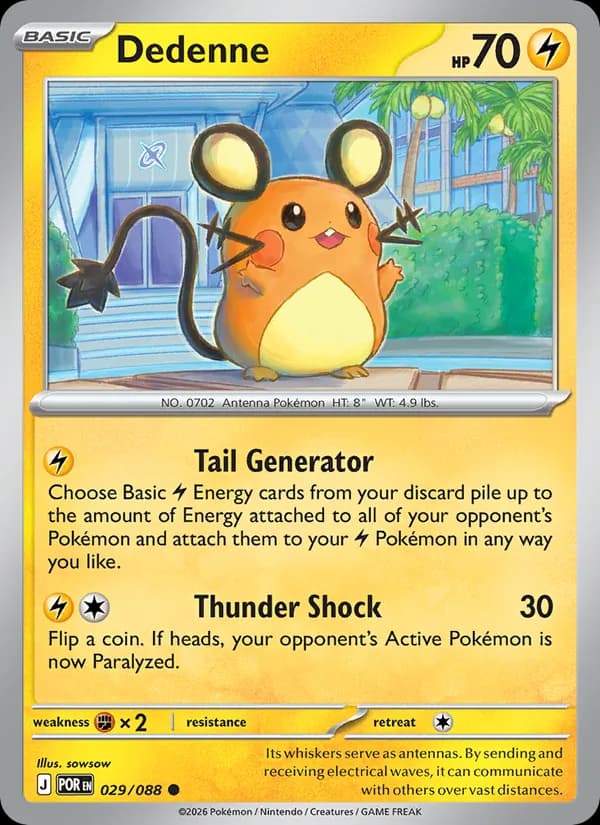 Dedenne — изображение карты