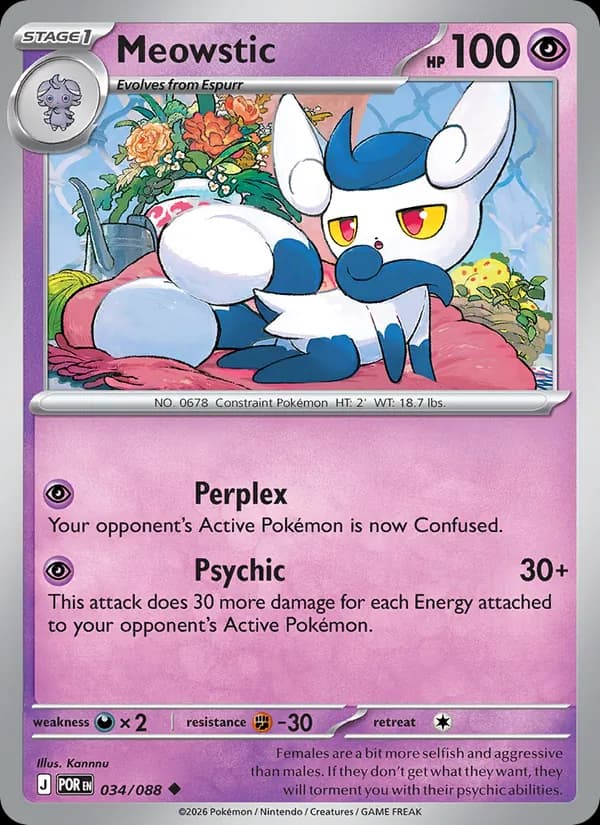 Meowstic — изображение карты